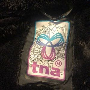 TNA medium black coat